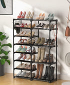 TIMEBAL Organizador de almacenamiento para zapatos de 8 niveles, 25-28 pares de