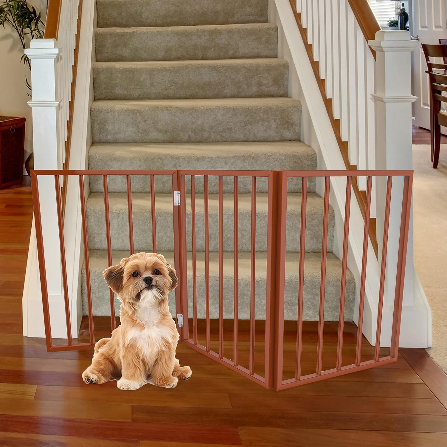 PETMAKER Pet Gate Puerta para perros para puertas, escaleras o