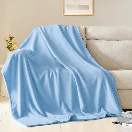 Manta de forro polar para sofá, sofá o cama, manta suave y mullida de felpa,