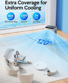 VAGKRI Enfriador de aire evaporativo, enfriador de pantano de 2200 CFM, - VIRTUAL MUEBLES