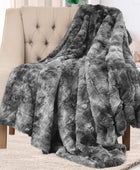 Everlasting Comfort Manta de piel sintética de lujo, ultra suave y mullida,