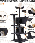 Torre de árbol para gatos de interior de 54 pulgadas, centro de actividades de