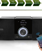 Bluetooth Home Stereo Shelf System Compact Micro Stereo System with CD Player, - VIRTUAL MUEBLES