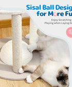 Made4Pets Postes rascadores para gatos de interior, pequeño juguete rascador