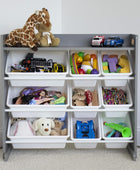 Inspire Organizador de juguetes con estante y 9 contenedores de almacenamiento,