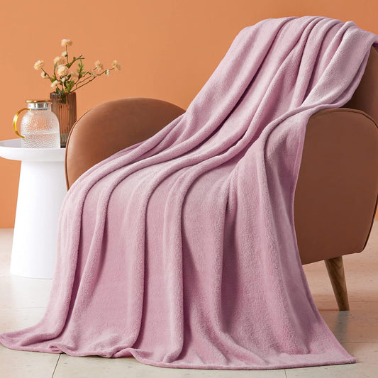 Manta de vellón para sofá, sillón o cama suave manta afelpada y mullida, cobija