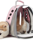 Mochila para transporte de mascotas, mochila de burbuja para transportar gatos