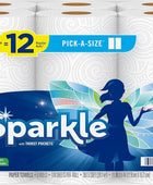 Sparkle Pick-A-Size Toallas de papel, 6 rollos dobles 12 rollos regulares - VIRTUAL MUEBLES