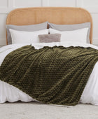 Manta de forro polar Sherpa para sofá o cama, 500 GSM, gruesa y cálida, manta