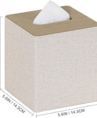 GOLRANLYE Caja de pañuelos cuadrada de piel sintética para decoración de - VIRTUAL MUEBLES