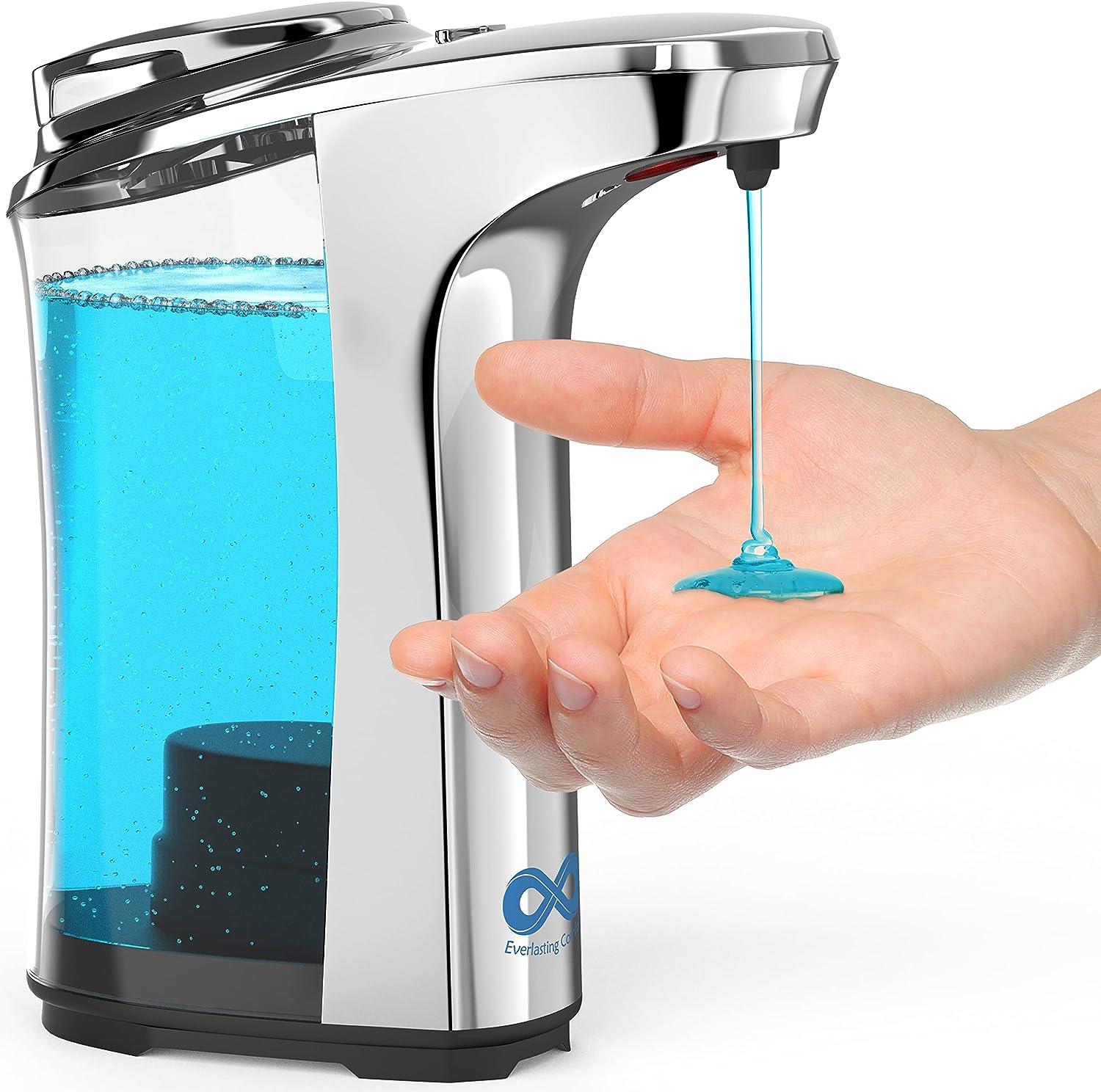 Dispensador de jabón automático fácil de usar lávate las manos 1400 x en un - VIRTUAL MUEBLES