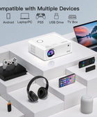 Projector with WiFi and Bluetooth 6D4P Keystone 480 ANSI 5G Native 1080P