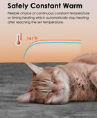 Almohadilla térmica para mascotas para perros y gatos Temporizador de apagado