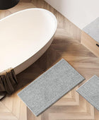 Alfombras de baño esponjosas de felpa, alfombra de baño antideslizante para - VIRTUAL MUEBLES