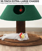 Árbol de gato de 60 pulgadas para gatos de interior, muebles altos de torre