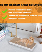 Almohadilla rascadora de cartón 3 piezas de cartón rascador para gatos