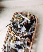 Rail19 Just Metal Bombas de repuesto para dispensador de jabón y loción (latón - VIRTUAL MUEBLES
