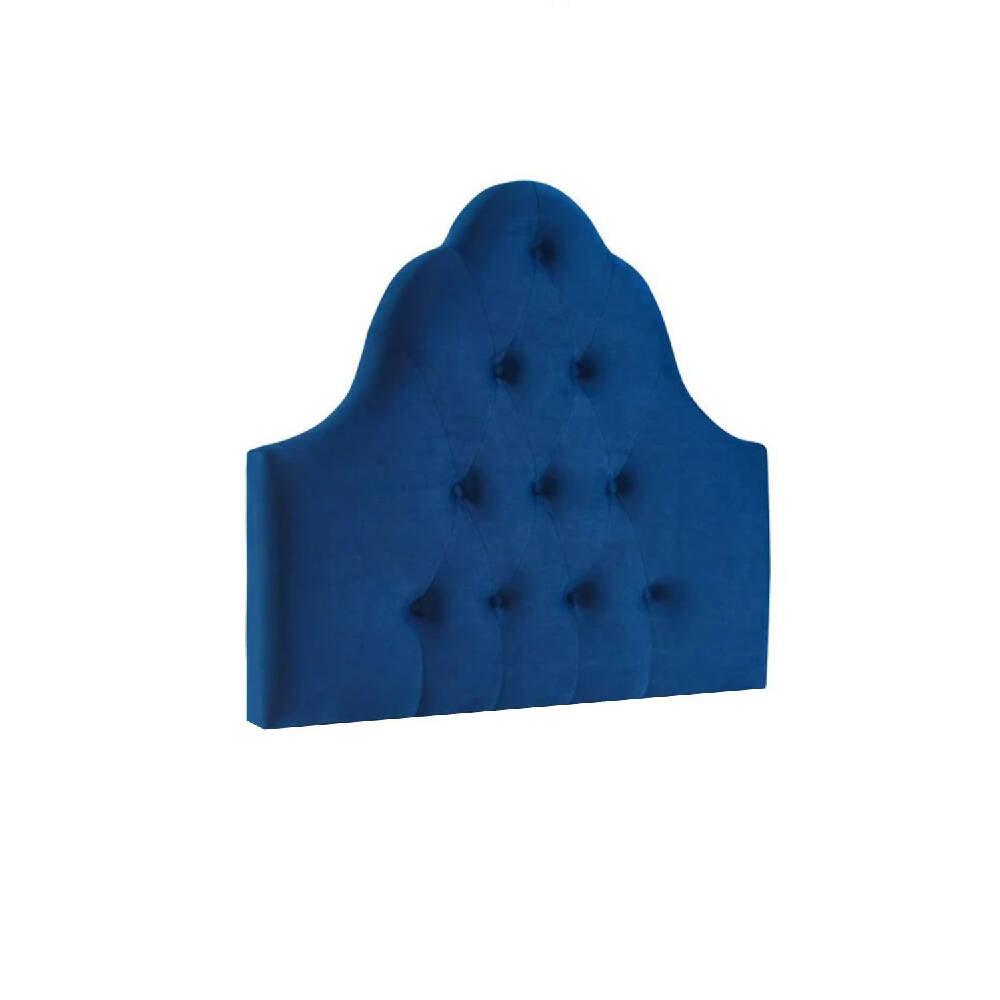Cabecero para Base Cama Sencilla Mónaco Azul Rey