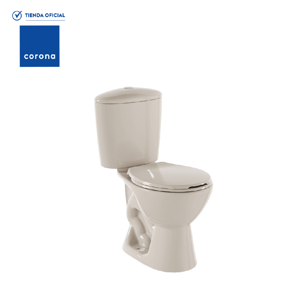 Sanitario Corona Manantial Pro Redondo Bone - VIRTUAL MUEBLES