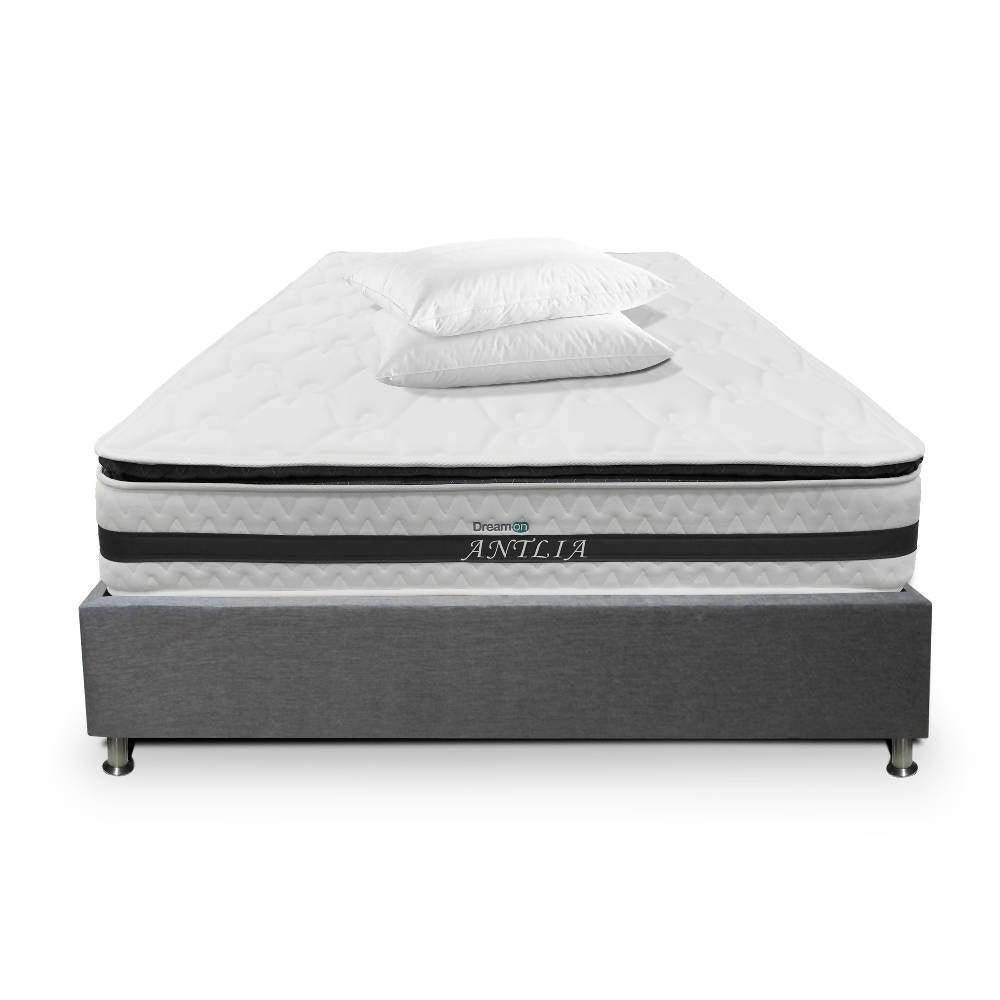 Colchón Con Base Dreamon Antlia Doble Intermedio - VIRTUAL MUEBLES