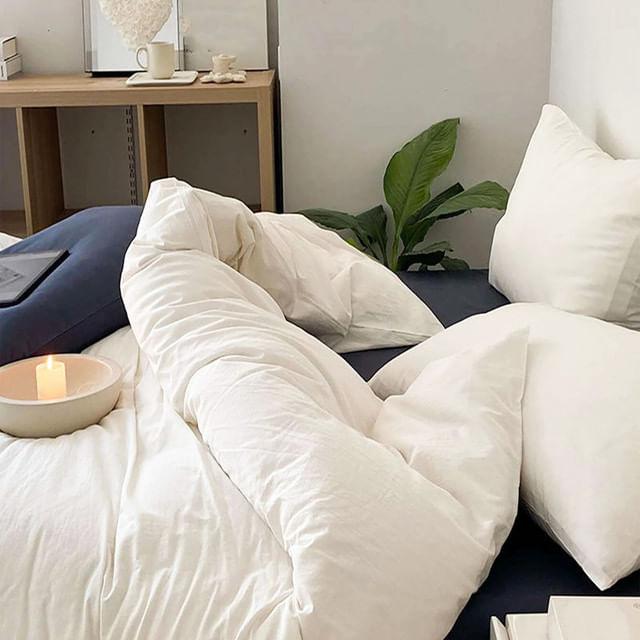 Duvet Bicolor Blanco Doble - VIRTUAL MUEBLES