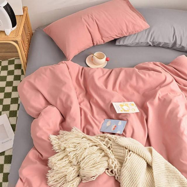 Duvet Bicolor Coral Doble - VIRTUAL MUEBLES