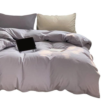 Duvet Bicolor Gris Plata Doble - VIRTUAL MUEBLES