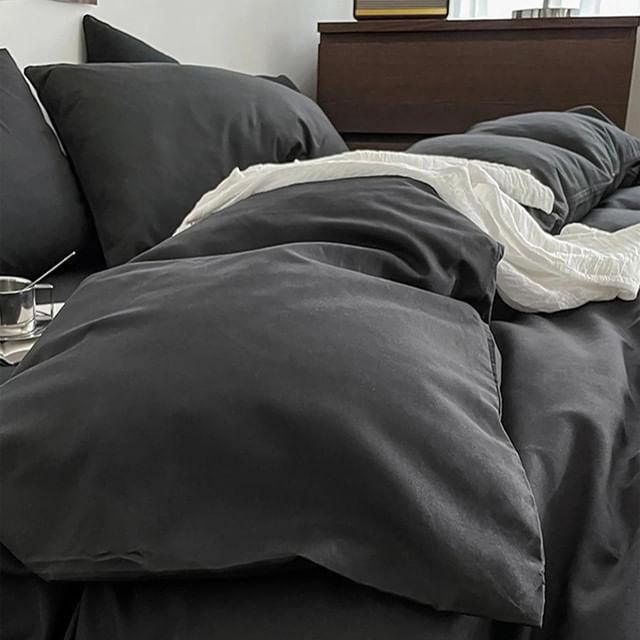 Duvet Bicolor Negro Sencillo - VIRTUAL MUEBLES
