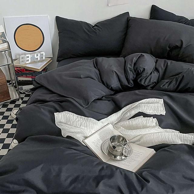 Duvet Bicolor Negro Queen - VIRTUAL MUEBLES