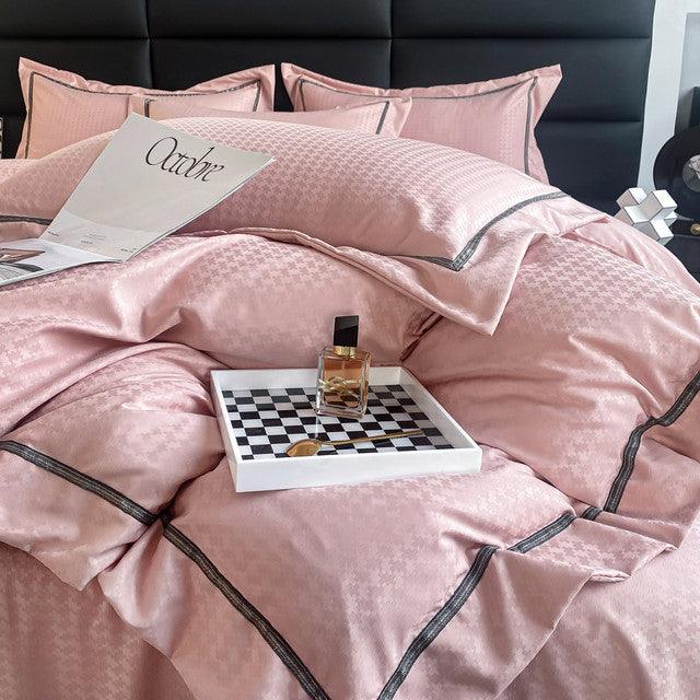 Funda Duvet Unicolor Con Detalles En Relieve Aqua Doble + Sábana Plana