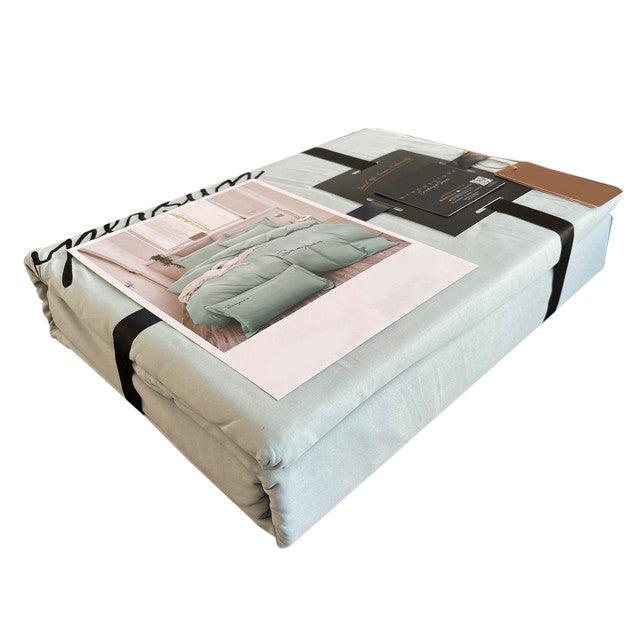Duvet Sampson Bordado Aqua Queen + Sábana Plana