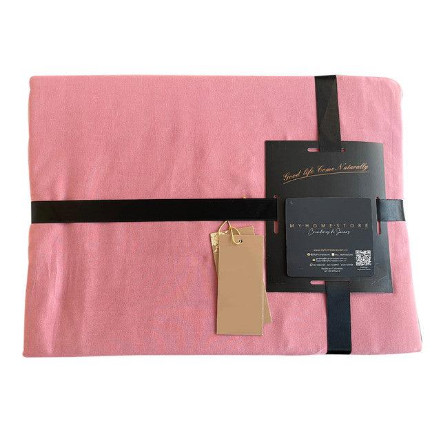 Duvet Sampson Bordado Palo De Rosa Queen + Sábana Plana