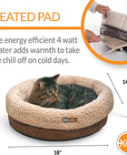 KH PRODUCTS Thermo-Snuggle Cup Bomber Cama térmica para gatos de 14 x 18