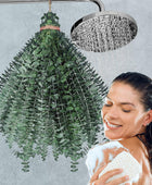25 tallos de eucalipto preservados secos para ducha, ramas de eucalipto frescas - VIRTUAL MUEBLES
