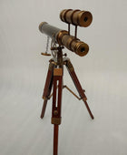Doble Barel Victoriano Londres (1915) Telescopio de latón 14