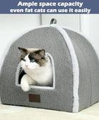 Camas para gatos de interior cueva plegable para gatos casa para gatos con