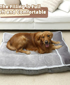 Cama para perros grandes colchón para perros con almohada para perrera sofá