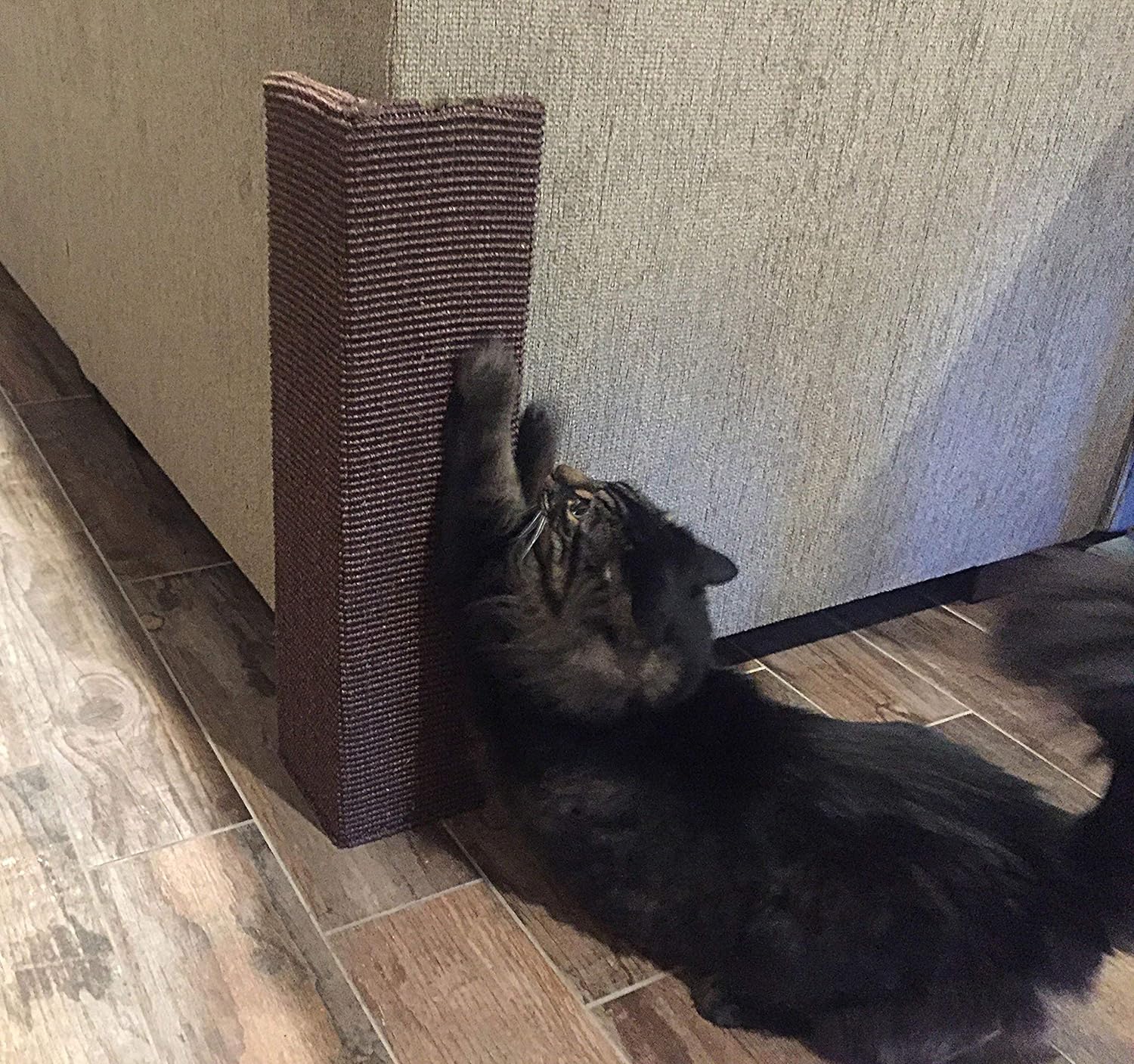 Sofa-Scratcher Squared Cat Poste rascador y protector de esquinas y mu -  VIRTUAL MUEBLES