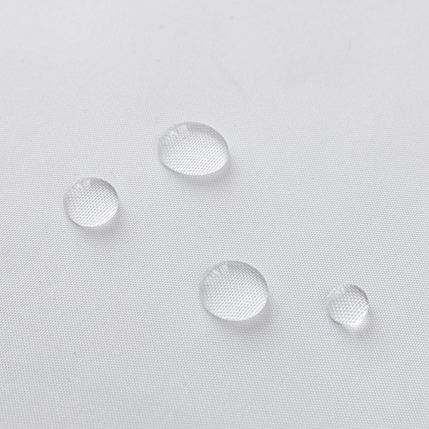 Cortinas de ducha de tela de calidad de hotel resistentes al agua ojal -  VIRTUAL MUEBLES