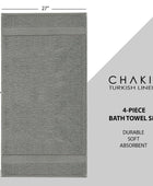 Toallas turcas 100% algodón de calidad de hotel y spa, suaves y absorbentes (4 - VIRTUAL MUEBLES