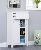 Freestanding Bathroom Cabinet with Drawer and Adjustable Shelf, Floor Tall
