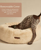 Floof Cama para mascotas, grande (35 x 12 pulgadas), cama extra suave para