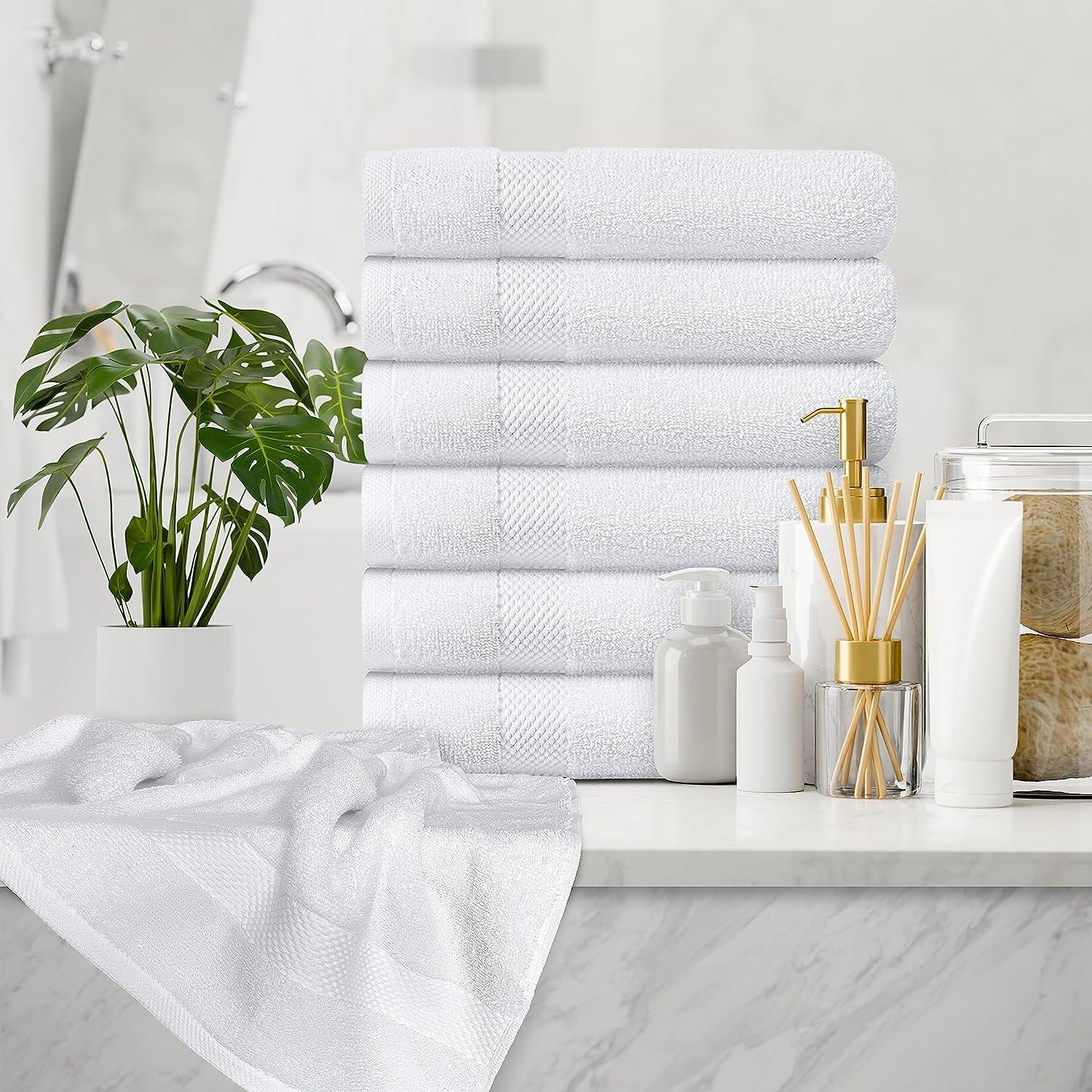Toallas de baño de lujo para Hotel, juego de toallas de mano suaves y  absorbentes, de alta calidad, 100% algodón, bordado blanco, novedad de 2020  - AliExpress