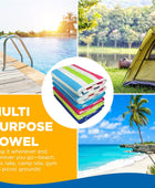 Cabana Stripe Toalla de playa y piscina de tela de toalla de algodón, tamaño