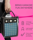 Máquina de karaoke 2023 para adultos y niños con 2 micrófonos inalámbricos,