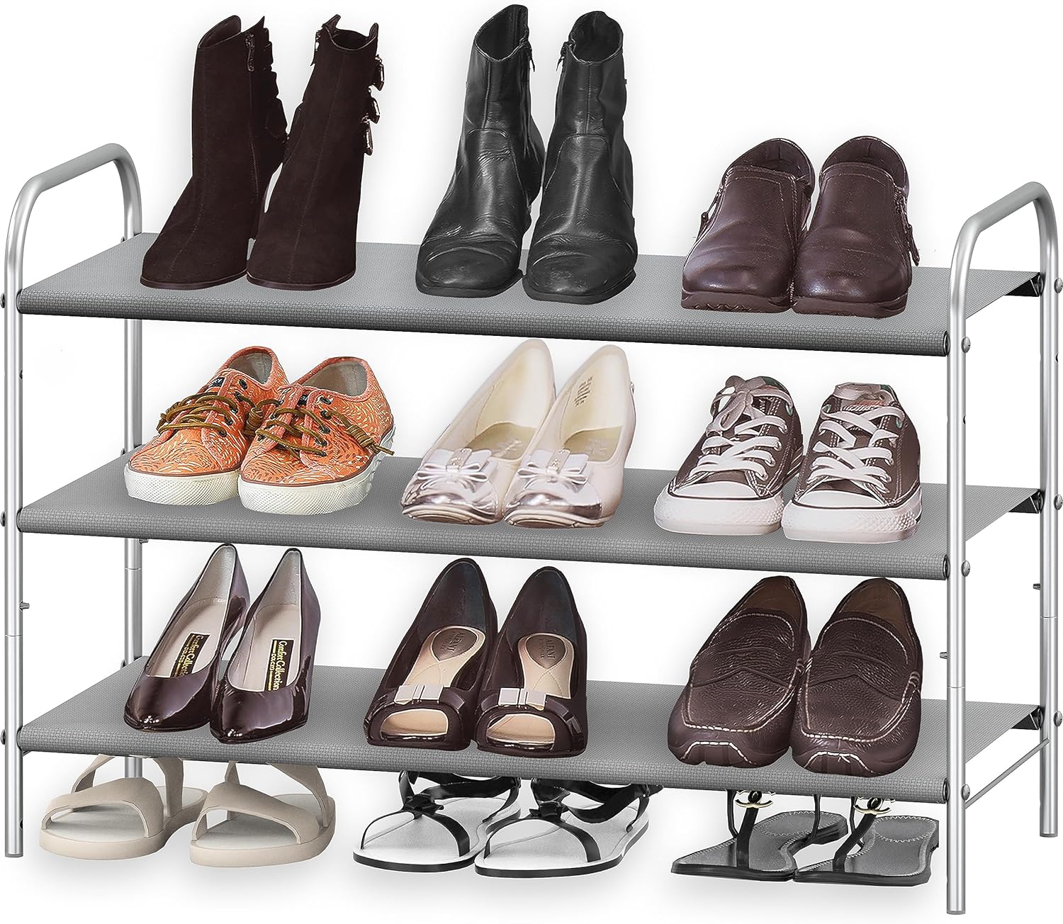 Zapatero Tela Gris Silver Grey Organizador Zapatos | Carulla - Carulla |  Supermercado más fresco con la mejor calidad