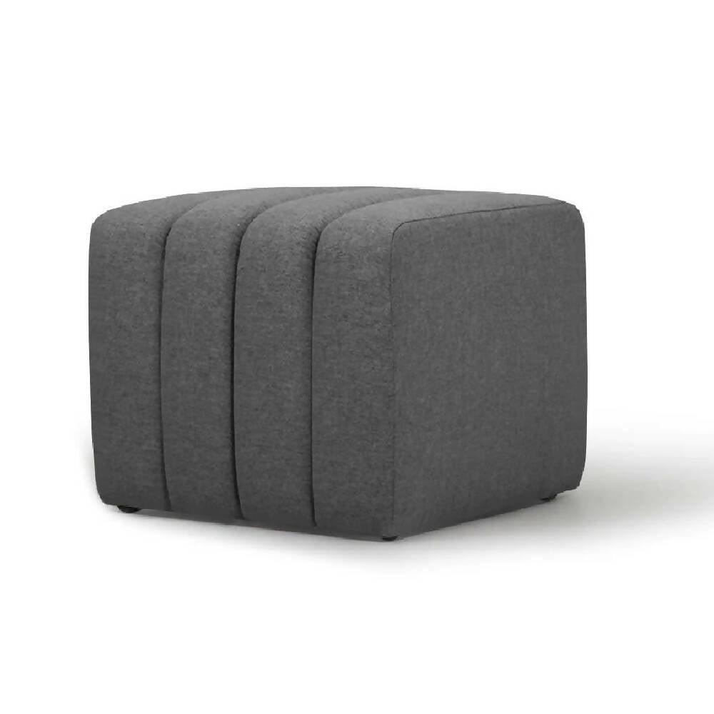 Puff Auxiliar Boston 55x55 - Gris Oscuro