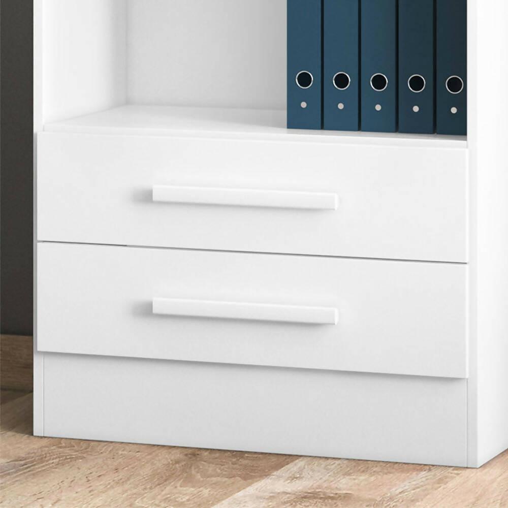 Biblioteca Curitiba Blanco - VIRTUAL MUEBLES