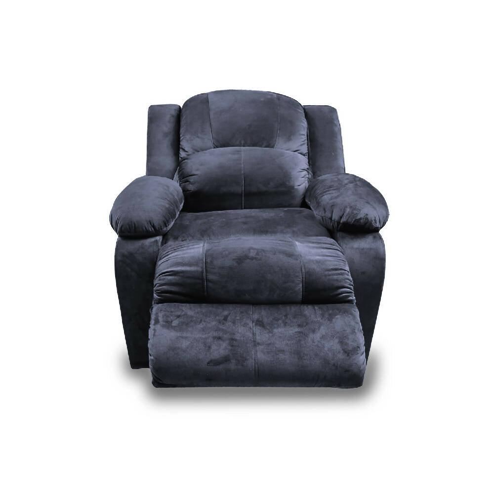 Silla reclinomatíc microfibra grafito - VIRTUAL MUEBLES