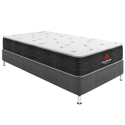 Combo para Habitación Bentor, incluye Base Cama sencilla y Colchón.
